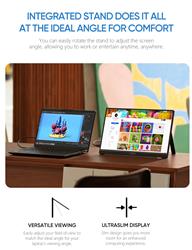 Arzopa 15.6'' Display, IPS Panel, 1920 x 1080 FHD, 60Hz Kickstand