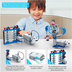 BanBao BASIC POWER MACHINERY Set 80-in-1 Models (614-piece) | STEAM Ed