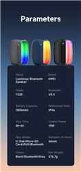 Haut-parleur Bluetooth 5.3 sans fil AWEI Y525