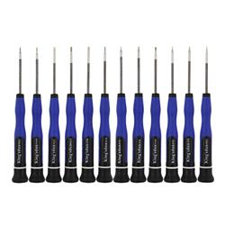 King'sdun KS-666-12 12 Pieces Precision Screwdriver Set for Repairing Mobile Phone, Computer, Camera, Console, TV and Projector