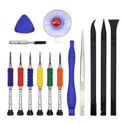 King'sdun KS-8414 14 Pieces Precision Screwdriver Kit for Repairing iPhone, HUAWEI and Samsung.