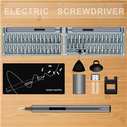 King'sdun Precision Electric Screwdriver Kit | Rechargeable Lithium with 55pc Head(Open Box)