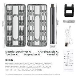 King'sdun KS-882033 Torque Adjustable Electric Screwdriver Set.