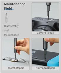 King'sdun KS-840031 31-in-1 Precision Screwdriver Set with 30 Bits and 1 Handle.(Open Box)