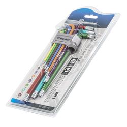 King'sdun KS-202010 9 Pieces S2 Medium-length T-shaped Wrench Set.