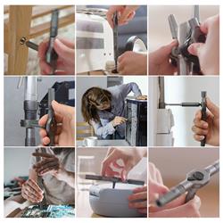 Ensemble de tournevis UF-TOOLS 42 en 1, étui de rangement portable.