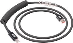 iCAN Type-A Male to Type-C Male Keyboard Cable, Black, 5ft