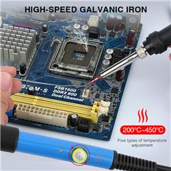 Ensemble de fer à souder King'sdun de 13 pièces, norme américaine 110 V.