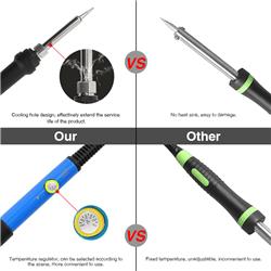 Ensemble de fer à souder King'sdun de 13 pièces, norme américaine 110 V.