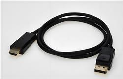 iCAN Displayport to HDMI Cable, Male to Male, 10FT