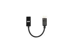 Adaptateur iCAN DisplayPort vers HDMI, plaqué or, mâle vers femelle, 4K à 60 Hz