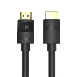 Câble HDMI 2.0 iCAN, 4K à 60 Hz, mâle vers mâle, plaqué or, 1,8 m, noir