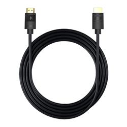 Câble HDMI 2.0 iCAN, 4K à 60 Hz, mâle vers mâle, plaqué or, 3 m, noir
