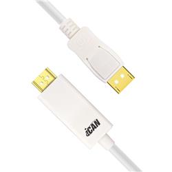 iCAN 32AWG 1080p DisplayPort to HDMI Cable, M/M, 6FT(Open Box)