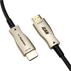 iCAN HDMI 2.1 AOC Cable 8K@60Hz, CL3, Zinc Alloy Shell, 100FT(Open Box)