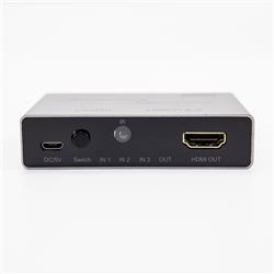 iCAN HDMI 3x1 Switch 8K@60HZ, Remote Control & Power Adaptor(Open Box)