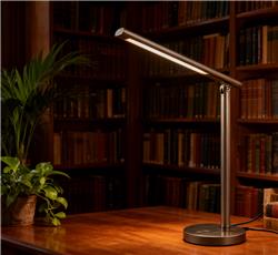 Lampe de bureau LED iCAN pour bureau à domicile, lampe de bureau à intensité variable sur 3 niveaux.