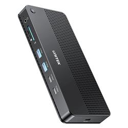 UNITEK 15-in-1 MST 8K 10Gbps 100W Docking Station for Triple Displays