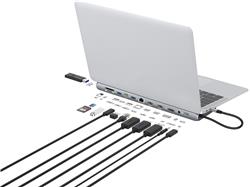 iCAN 12-in-1 USB-C Triple Display MST Docking Station