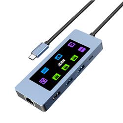 iCAN Station d'accueil 9-en-1 100 W Type-C 4K