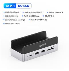 Orico 10-in-1 Docking Station with M.2 NVMe Enclosure for Mac Min