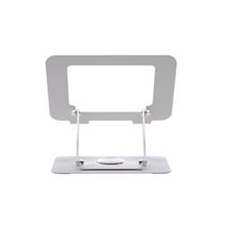 iCAN H26 Laptop and Tablet Ergonomic Stand, Height & Angle Adjustable and Rotatable, White.(Open Box)