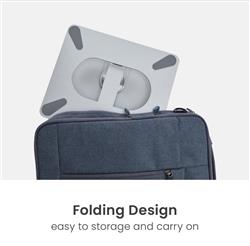 Support ergonomique pour tablette et ordinateur portable ICAN avec base rotative à 360°