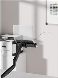 Support universel pour ordinateur portable ICAN pour bras d'écran | Tailles d'ordinateurs portables de 12 à 18 pouces