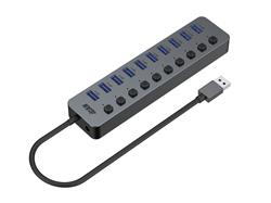 iCAN 10-Port USB 3.0 Hub with 48W Power Adapter