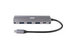 iCAN 6-in-1 USB-C Hub with SD/TF Card Readers and PD 100W