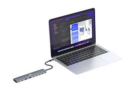 iCAN Hub USB-C 8-en-1 10 Gbit/s 100 W(Open Box)