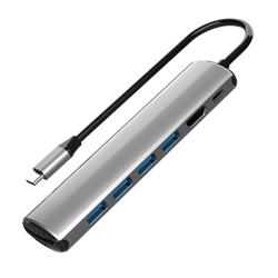 iCAN Hub USB 8 en 1 100 W avec HDMI 4K