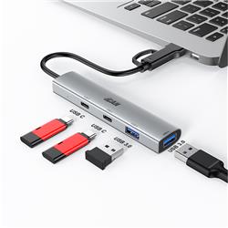 iCAN Hub USB 3.0 4-en-1 avec 2 ports USB-A et 2 ports USB-C