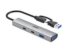 iCAN Hub USB 3.0 4-en-1 avec 2 ports USB-A et 2 ports USB-C