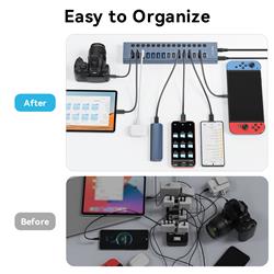 ACASIS 16-in-1 USB 3.2 Hub, 8 USB-A 3.2 + 8 USB-C 3.2