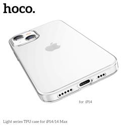 HOCO Phone Case for iPhone 14 Plus, Light series TPU, Transparent