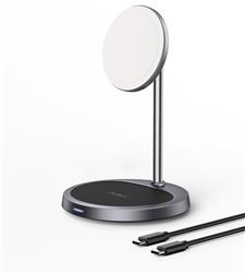 Choetech MFM 2-in-1 Magnetic Wireless Charger, 100cm Cable