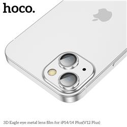 HOCO 3D Eagle Eye Metal Lens Film for iPhone 14 & 14 Plus, Black