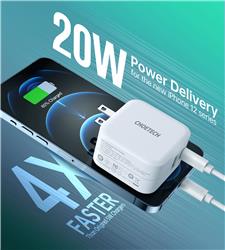 Choetech 38W Dual Ports Fast Wall Charger(Open Box)