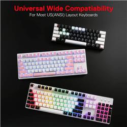 Redragon A130W PBT Pudding keycaps white 104 Keycaps