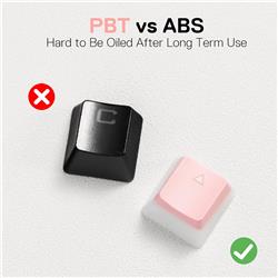 Redragon A130P PBT Pudding keycaps pink 104 Keycaps(Open Box)