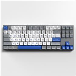 ICAN GREY WHITE BLUE SA Height Double Shot ABS Keycaps Full Set 172 Keys(Open Box)