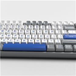 ICAN GREY WHITE BLUE SA Height Double Shot ABS Keycaps Full Set 172 Keys(Open Box)