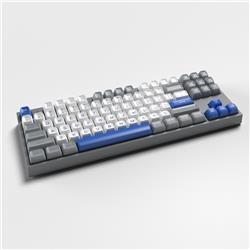 ICAN GREY WHITE BLUE SA Height Double Shot ABS Keycaps Full Set 172 Keys(Open Box)