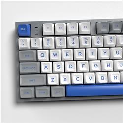 ICAN GREY WHITE BLUE SA Height Double Shot ABS Keycaps Full Set 172 Keys(Open Box)