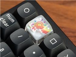 Keychron Artisan Keycap Rainbows And Sunshine Resin SA Keycaps
