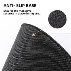 YUNZII Tapis de souris pour bureau en forme de chat ivre