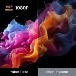 Yaber - Projecteur portable T1 Pro, Dolby Audio, 1080 FHD avec HDR10