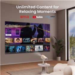 Yaber - Projecteur portable T1 Pro, Dolby Audio, 1080 FHD avec HDR10