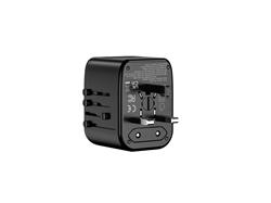 iCAN 20W 4-Port Universal Travel Adapter with 2 USB-C and 2 USB-A